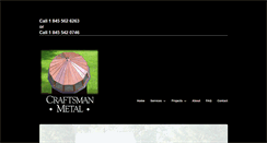Desktop Screenshot of craftsmanmetal.com