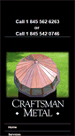 Mobile Screenshot of craftsmanmetal.com