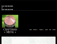 Tablet Screenshot of craftsmanmetal.com